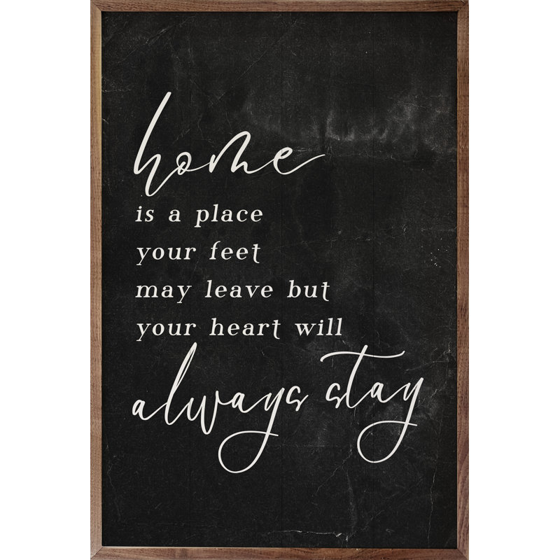 «Your Heart Will Always Black» sur bois, H 16 po x l 10 po