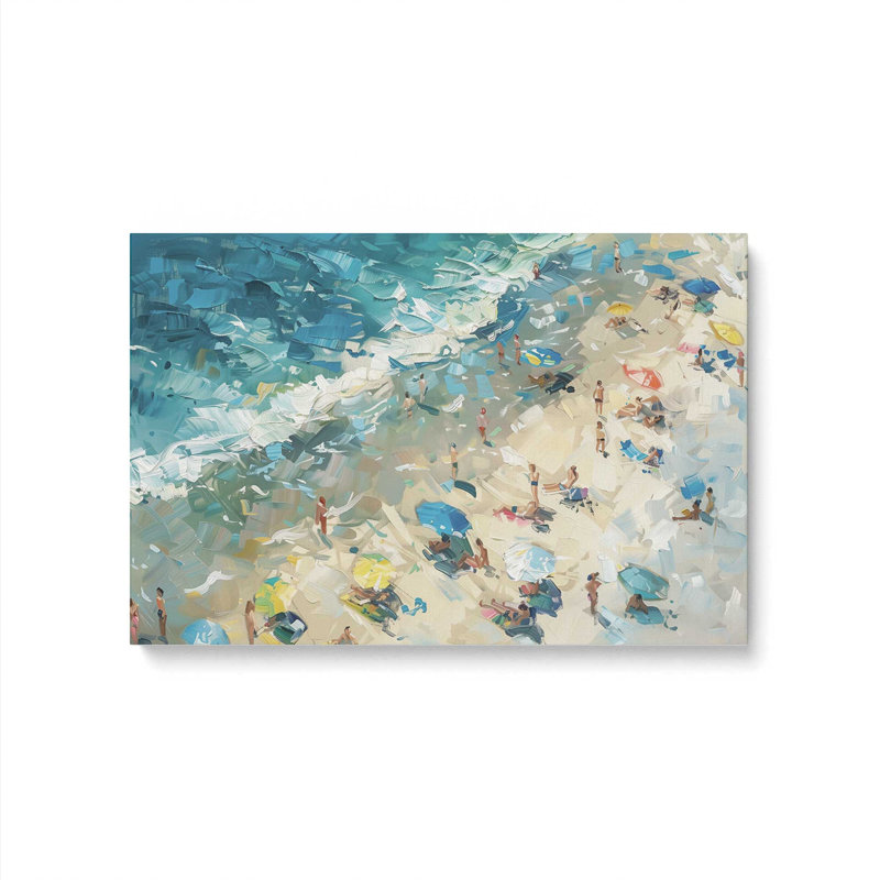_Harmonie côtière, reproduction sur toile, Toile tendue, H 8 po x l 12 po x P 1,25 po