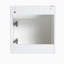 Meuble-lavabo mural 18 po avec lavabo en résine blanche et porte d'armoire à fermeture en douceur 18 po-366328528