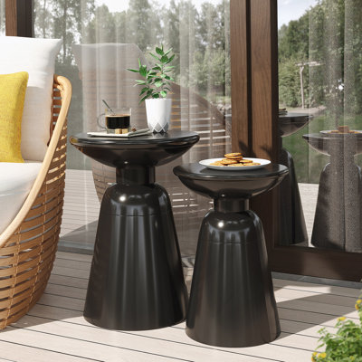 Metal S/2 End Table