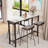 Freidrick 41.4" Sintered Stone Bistro Height Dining Table-344047214