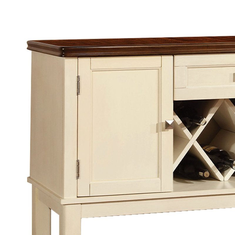 Table de buffet 1 tiroir large en noyer 52 "Mooney