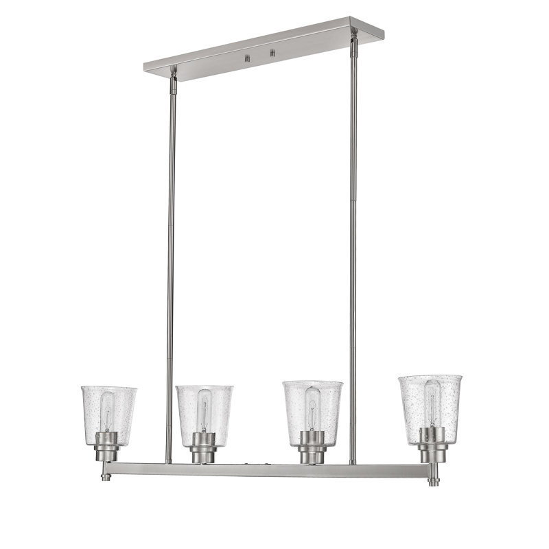 Masham 4 - Light Kitchen Island Pendant, Brushed Nickel