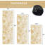 Tapis de cuisine résistant (ensemble de 3), tapis beige Honeycomb