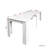 Multifunctional Extendable Console Table with Adjustable Length Up to 118.50in