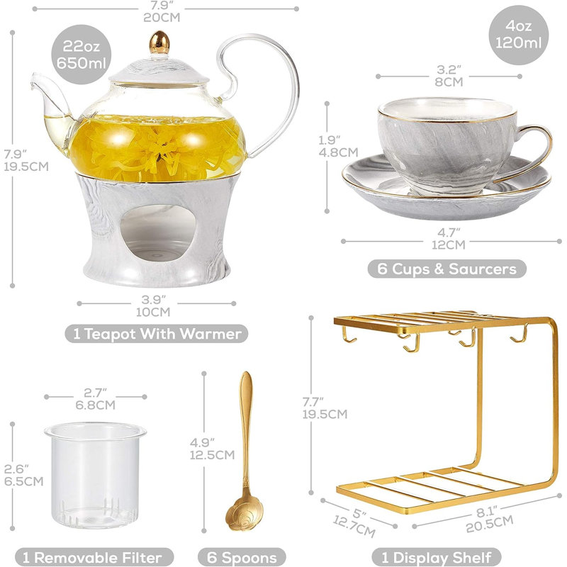 House Of Hampton® Laverton 33oz. Teapot