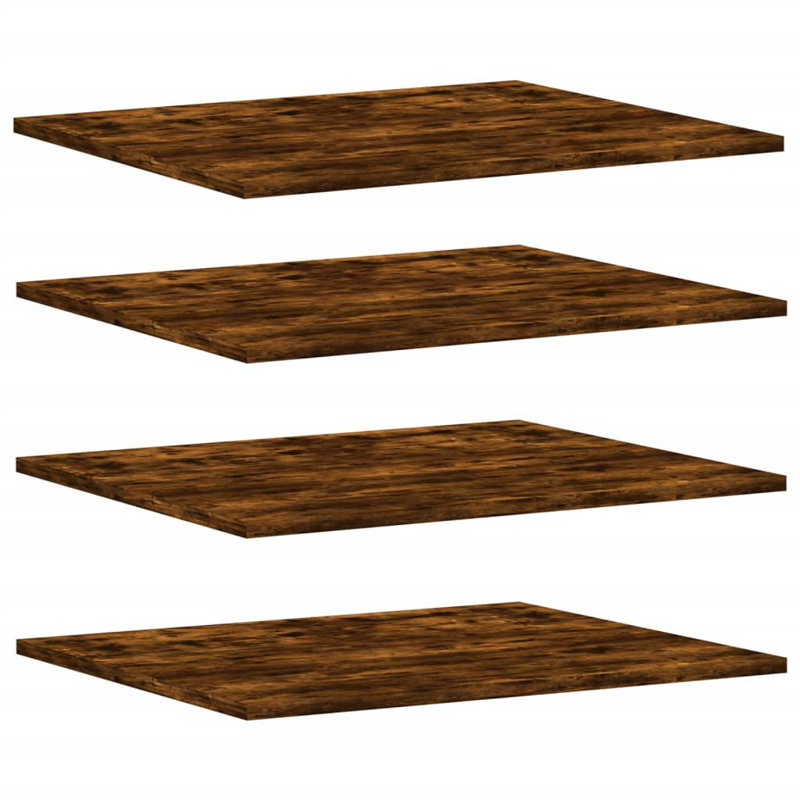 Thresa Bracket Shelf, Smoked Oak, 0.6 in H × 31.5 in W × 7.9 in D