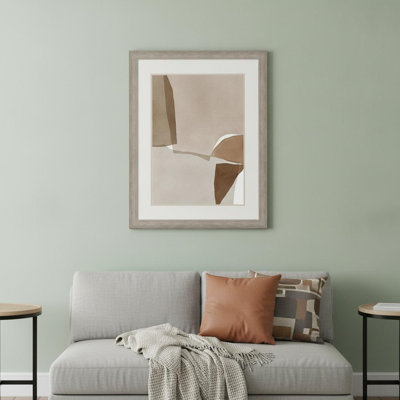 Translucent Harmony Silver Framed Print Wall Art