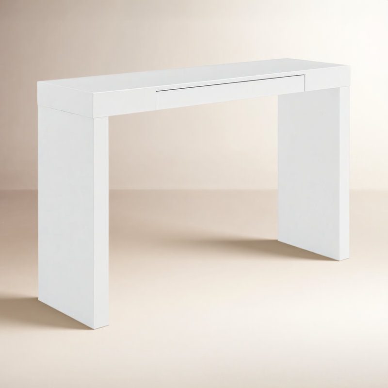 Console 47 po Carson, Blanc