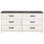 Commode double 6 tiroirs Carnforth-294693314