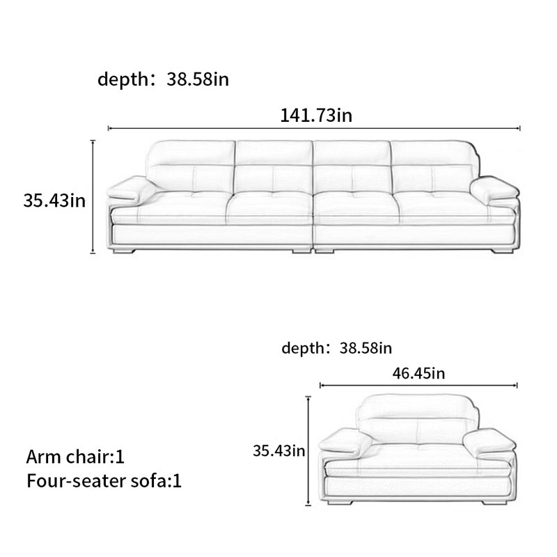American-style simple modern sofa