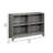 Garretson Farmhouse 42.5" Rustic Gray Cubby Bookcase, 4‑Shelf Open Storage-630972295-627630530