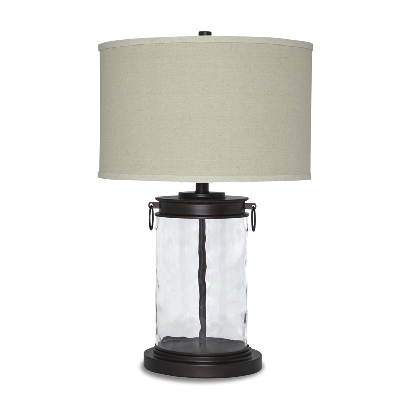 Lampe de table bronze / transparente Ranchester