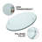 Tempered Glass Table Top Round Transparent Table Surface Round Glass Table Top Round Glass Sheet.