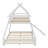 Twin Over Queen House Bunk Bed With Nets And Ramp-1126472617