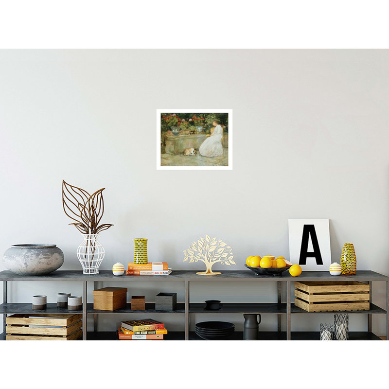 «Reading» par Childe Hassam - Impression giclée, H 16 po x l 20 po