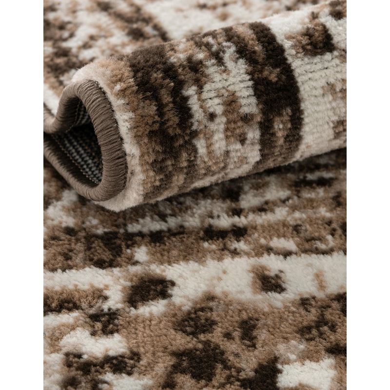 Tapis oriental Brandt, Octogone 7 pi 10 po x 7 pi 10 po, Light Brown