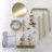 10" Wall Mounted Exposed Thermostatic Height Adjustable Shower Faucet Set with Handheld Shower