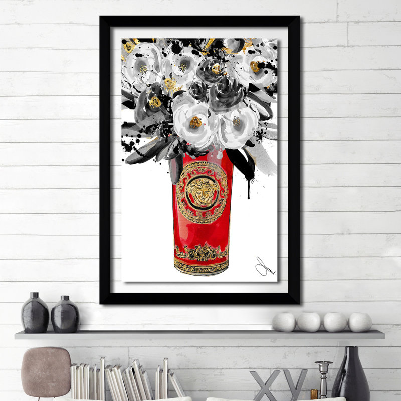 «A Touch of Color», reproduction sur toile, H 39,5 po x l 27,5 po x P 0,75 po, Cadre noir