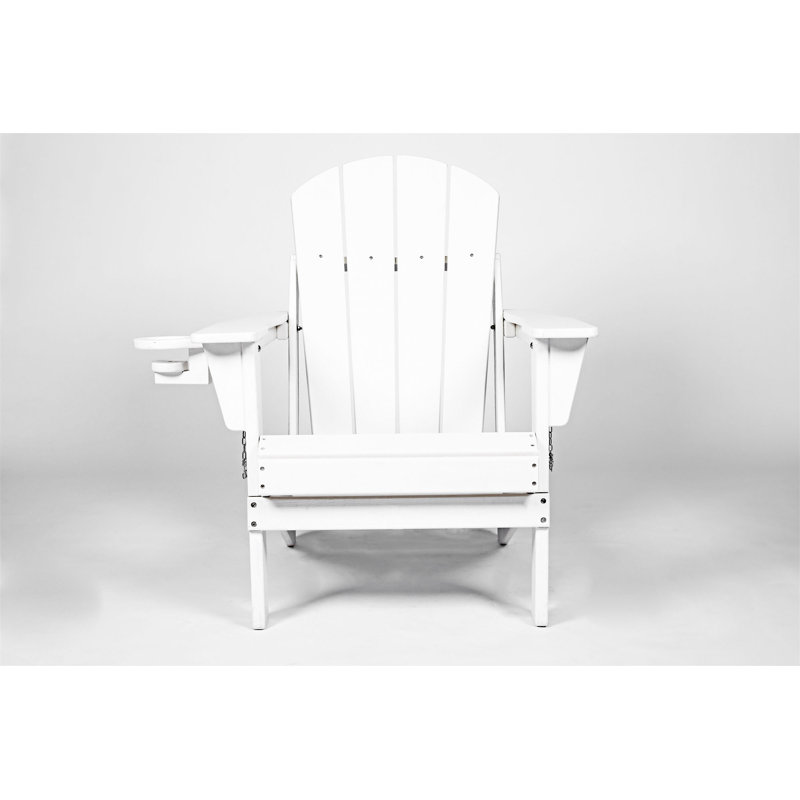 3-Piece Adirondack Chair Set, White