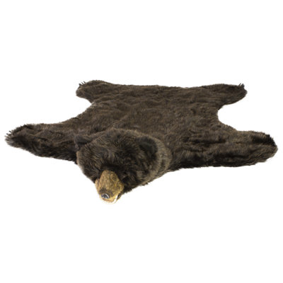 Tapis noir Melina Bear