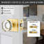Coolnews Modern Grace Series - Bouton de porte d'intimité en cristal-118026167