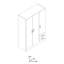 Facile 3 Door Manufactured Wood Wardrobe-41225341