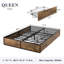 Structure de lit double Ramjan avec 4 tiroirs de rangement XL-66602935