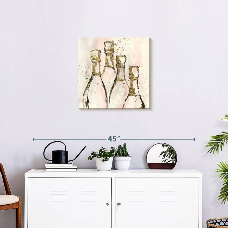 Yarlin Champagne Is Grand, 20" H x 20" W