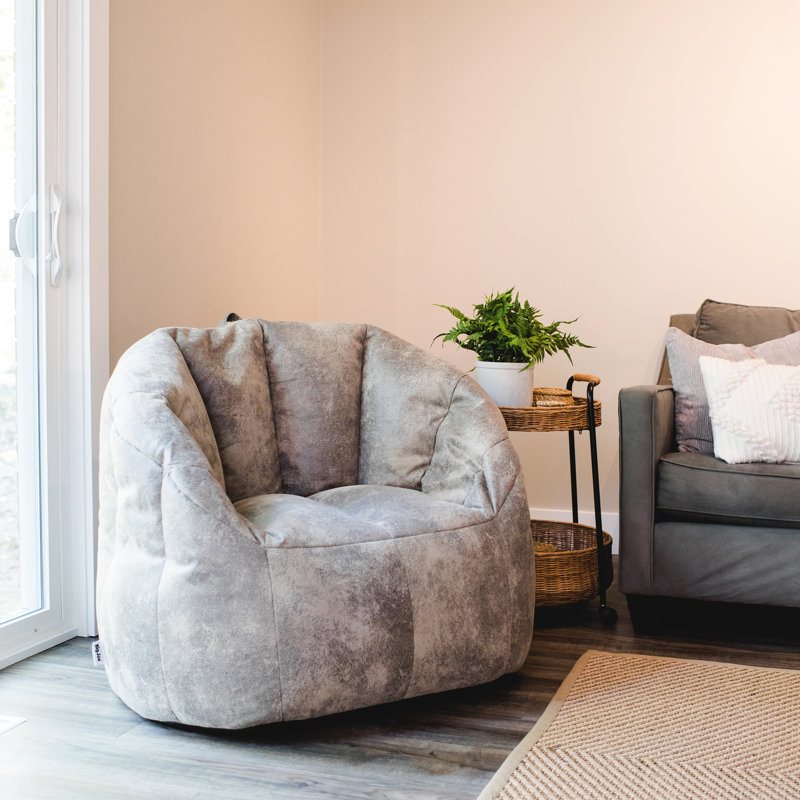 Big Joe Lux Standard Bean Bag Chair, Espresso