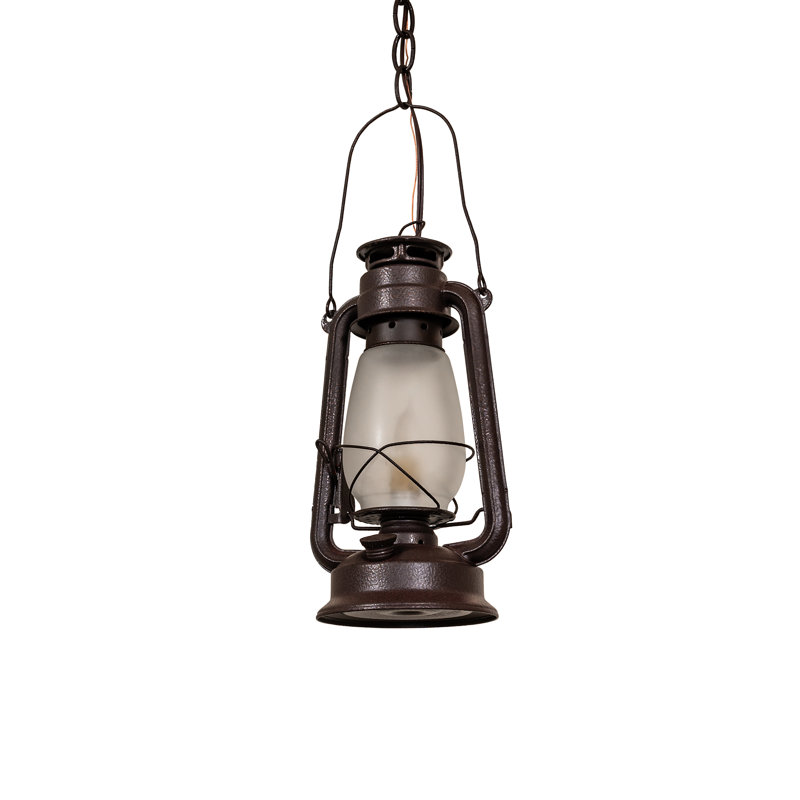 7" Wide Miners Lantern Mini Pendant
