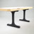 Wineglass Metal Bench Legs, Set of 2