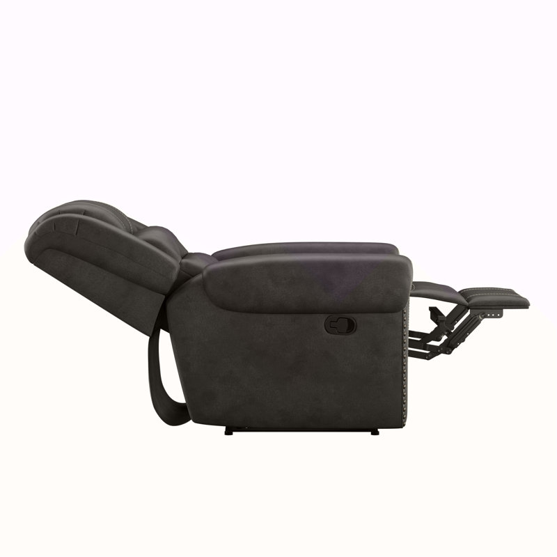 Causeuse inclinable grise