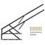 Taille de lit 59 po x 79 po compatible avec une quincaillerie de lit murale de 309 lb-360619443