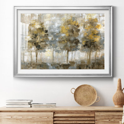 Linen Trees - Peinture encadrée