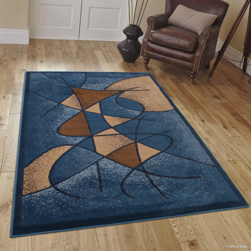 Schaefer Abstract Indoor Rug, Rectangle 5'2" x 7'2"