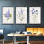 Ensemble de 3 cadres flottants sur toile-97754222-97754219