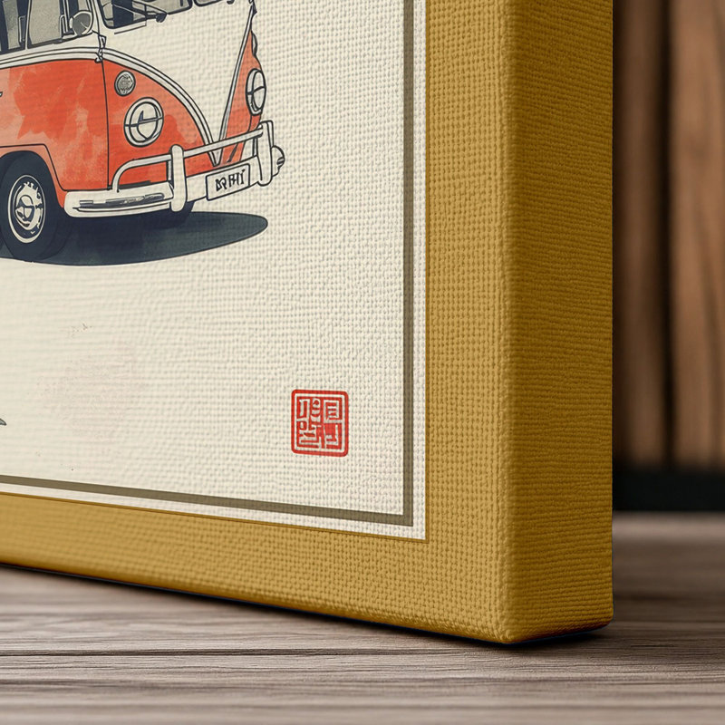Print, 36x24 - 91.4 x 61.0 cm, Ochre Border