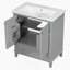 Meuble-lavabo multifonctionnel 30 po avec lavabo et meuble-lavabo 30 po