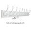 Metal Wall Mounted Required 10 - Hook Wall Mounted Coat Rack-1474422574