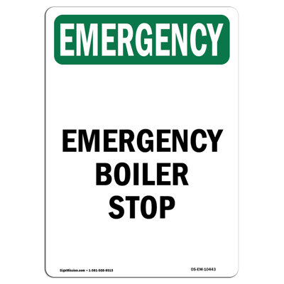 OSHA Emergency Sign