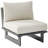 Hubery Aluminum Outdoor Armless Lounge Chair-84480172-84480169