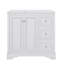 Meuble-lavabo autonome 36 po avec lavabo en céramique 3 tiroirs, 2 portes et tablette réglable-118195268