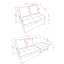 Fauteuil convertible 4 en 1-1341986223