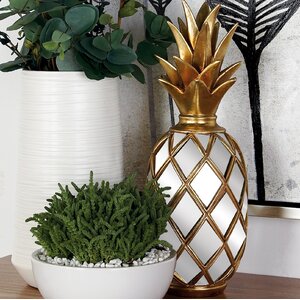 Jalonte Mirror Pineapple Sculpture