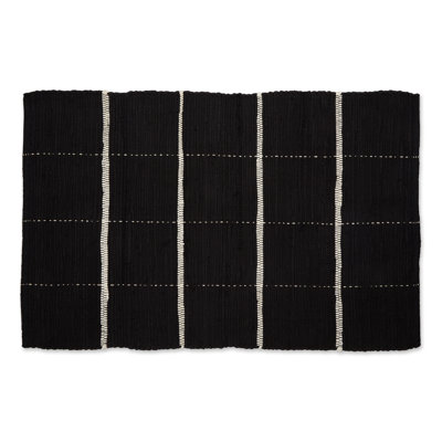 Eggar Cotton Checkered Indoor Rug
