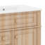 Meuble-lavabo de 30 po avec lavabo, meuble-lavabo moderne avec 2 tiroirs spacieux et plateau basculant-683228652