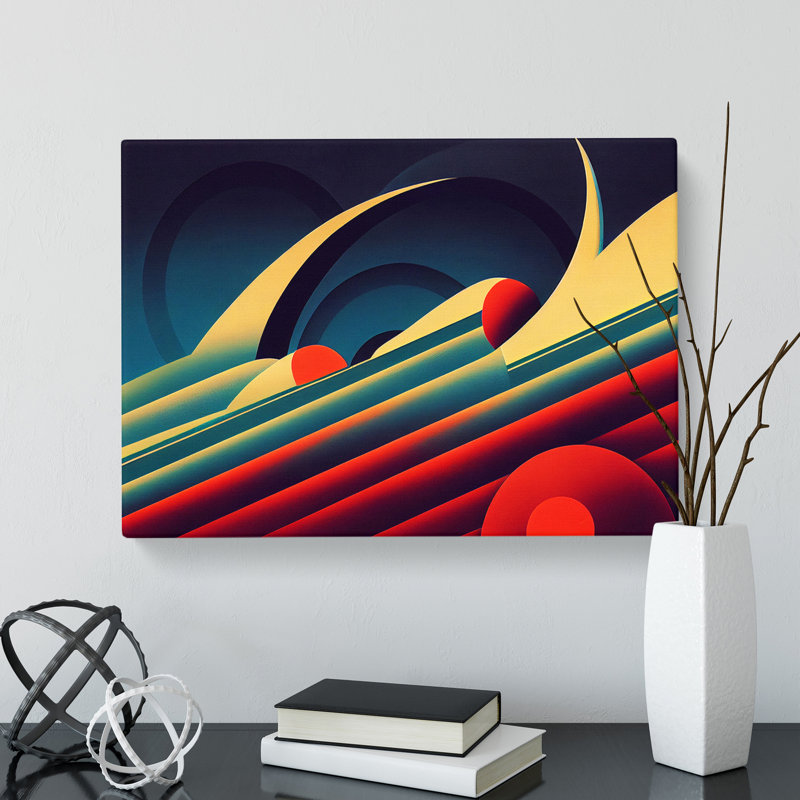 Expressive Modern Abstract - Wrapped Canvas, 35cm H x 50cm W x 3cm D