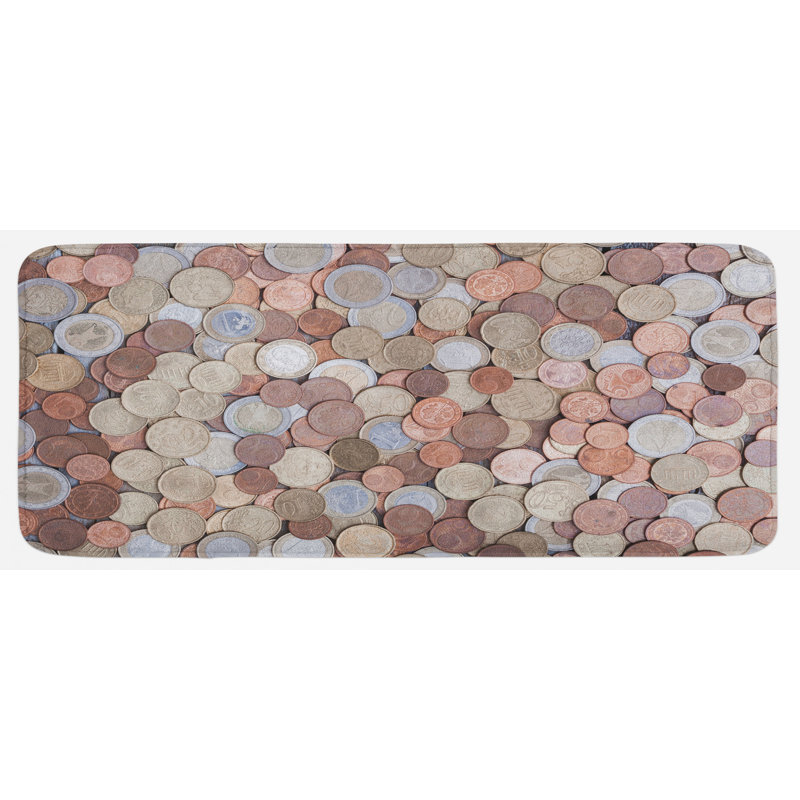 Tapis de cuisine argent