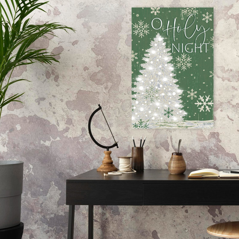 Arbre de Noël contemporain, H 24 po x l 16 po